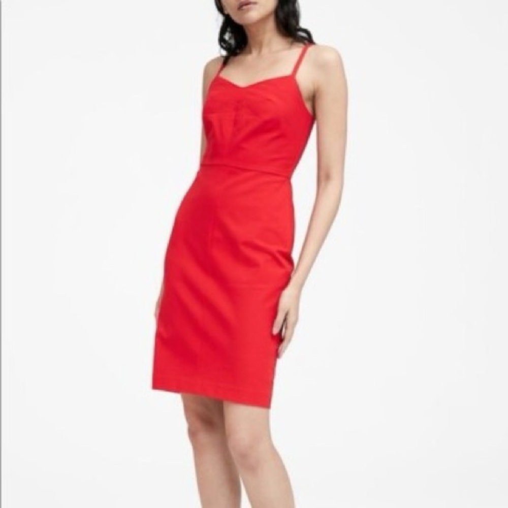Banana Republic Vibrant Pink Mini Dress